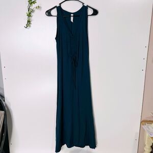 Indigenous Navy Blue Tank Midi Dress